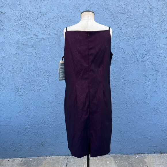Goth Dress Square Neck in Size 12 NWT Dark red Animal print 90s Y2K Clothing - Picture 7 of 9